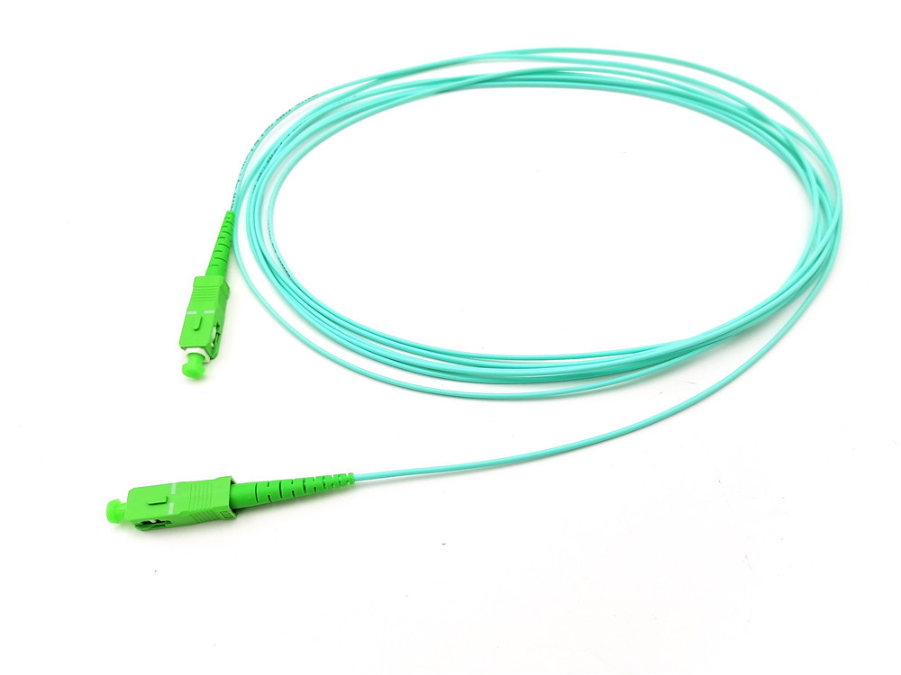 OD1.6mm SC/APC To SC/APC Single mode Simplex 3.5Mtrs G657A1 Patch Cord Fiber Optic