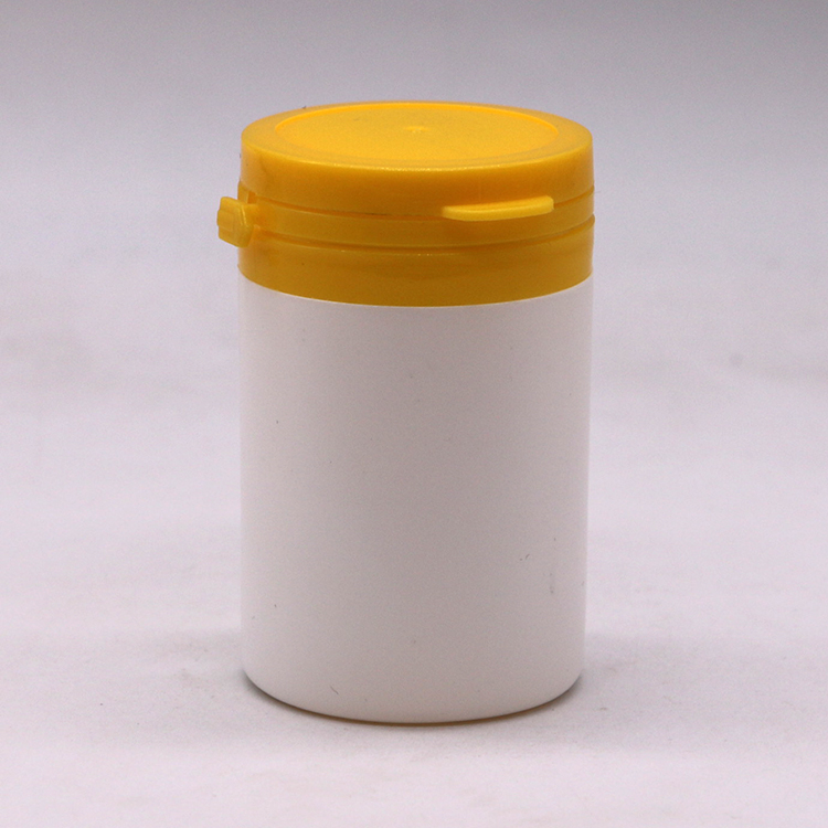 Vitamin Supplement Container 70ml HDPE Medicine Jar Bottle with Tearing off Cap