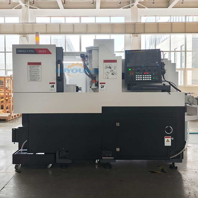 5 Axis Swiss Type Automatic Lathe Machine For Precise Turning 20mm Production