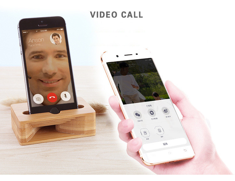 Carbonized bamboo phone stand with a Physical loudspeaker for iphoneX 8plus for samsung note8 S8