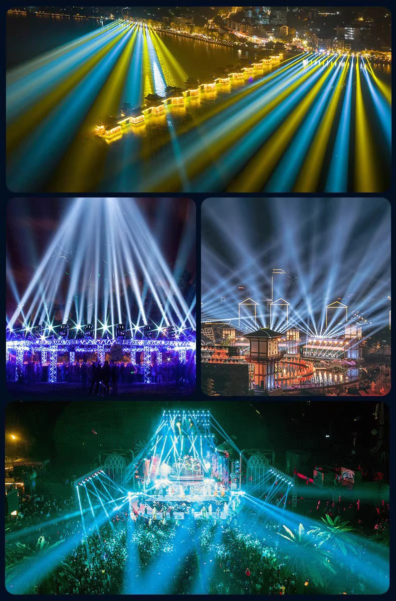 High Power Moving Beam Head Lamp 19pcs 15W RGBW 4IN1 LED 3- for Outdoor Stage Lighting