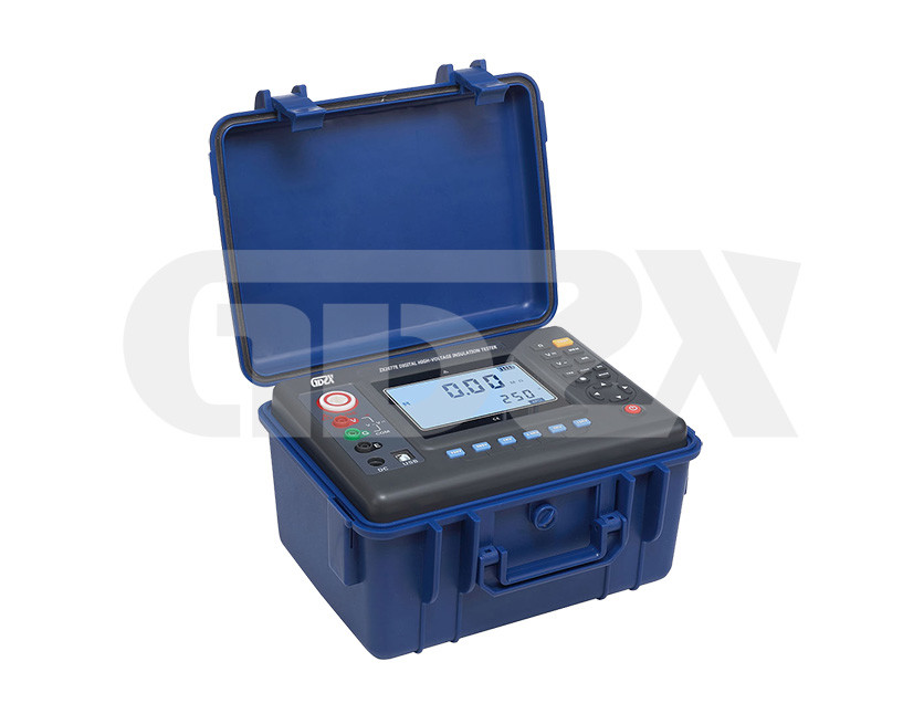 ZX2677E Portable 10KV Digital Insulation Resistance Tester Shockproof With LCD Display