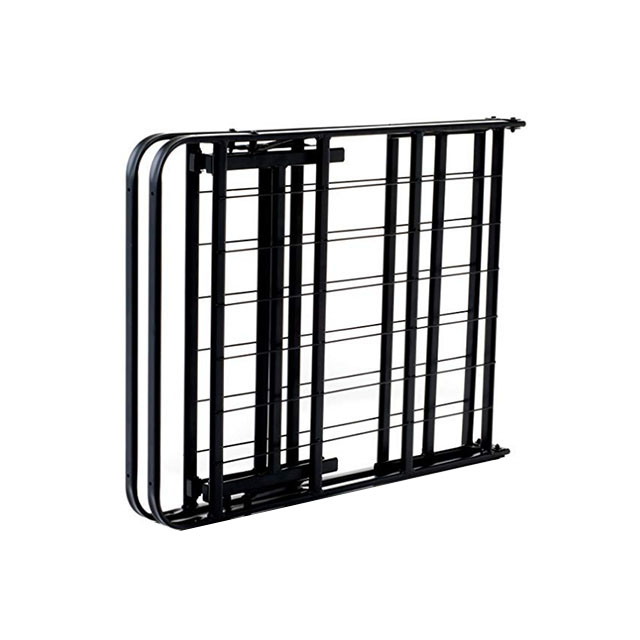 College Apartment Folding Metal Bed Frame Easy Storage Metal Platform Bed Frame