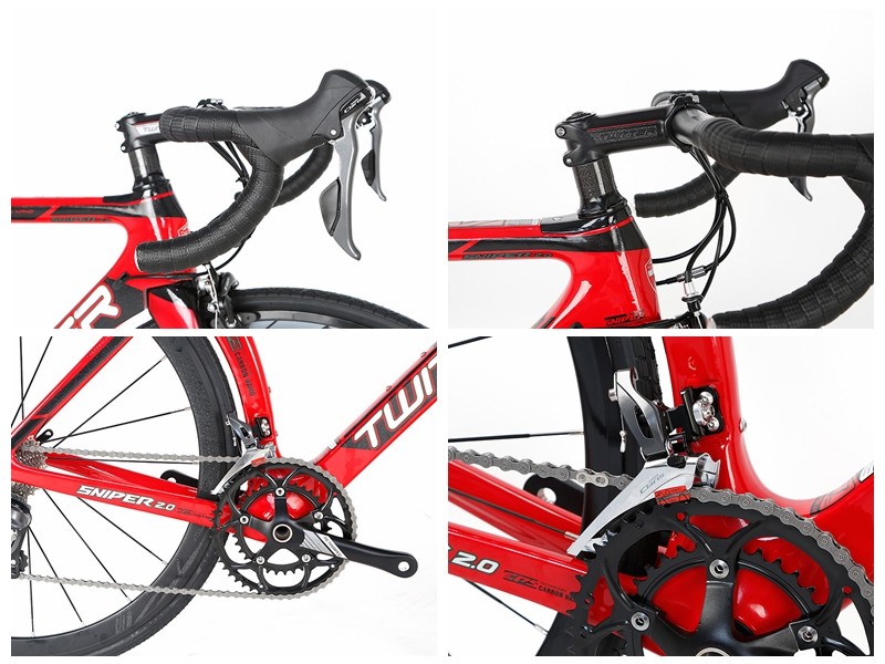 Carbon Fiber Road Bike 700C SNIPER2.0 SHIMANO Claris groupset for racing