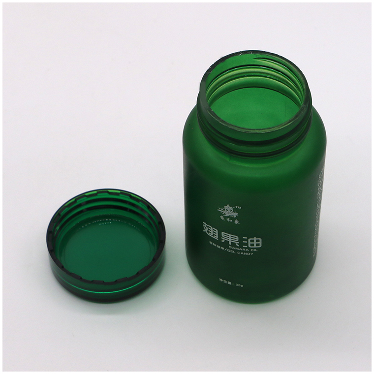 60ml/100ml/120ml/250ml PET Plastic Bottle with Matte Finish Customized Color and Other Medicine