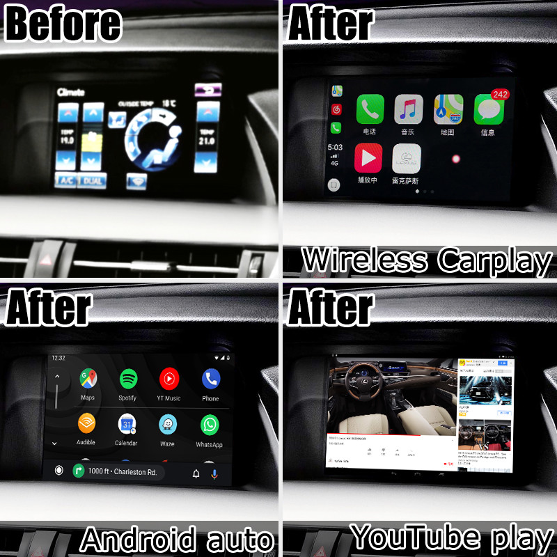 Lexus RX350 12-15 version Video Interface , 2/3GB RAM Android navigation box optional carplay android auto