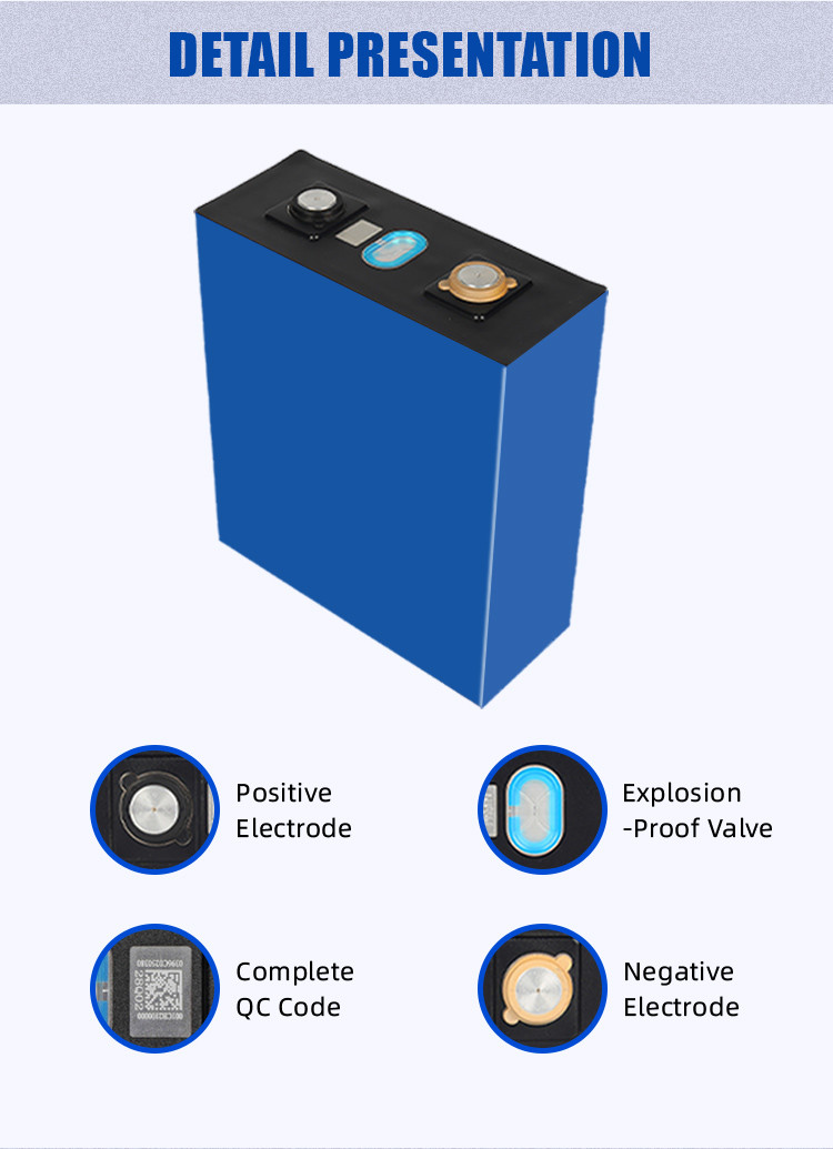 Grade A Full Capacity 3.2V 271AH LiFePO4 Battery Cell For Solar Energy Storage