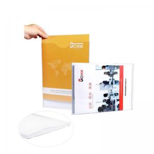 China Vertical Horizontal Magnetic Document Holder Pvc Laminated Box File Screen Printing on sale