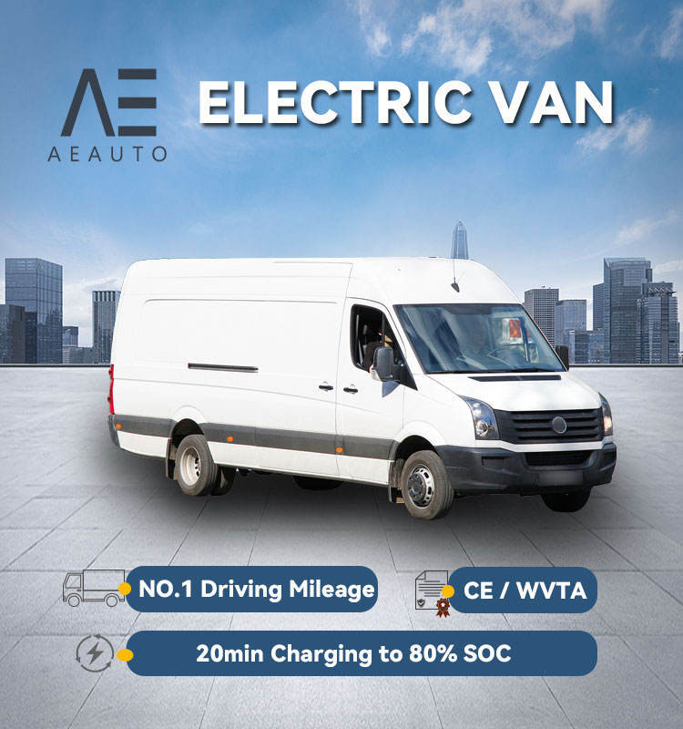 4 Doors Electric Cargo Vans Auto 110km/H 288km For Transportation