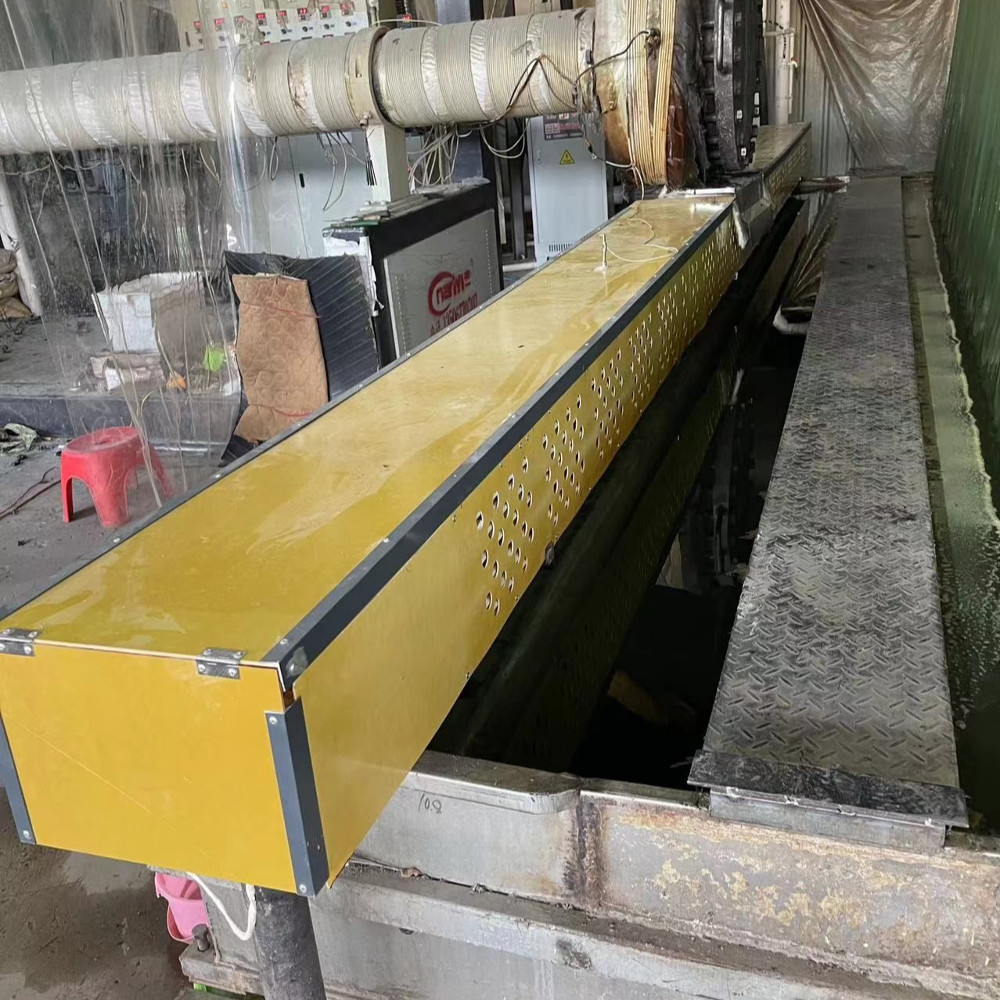 4500kg/24hours Used Plastic Drawing Machine Polypropylene Flat Yarn Tape Extrusion Line