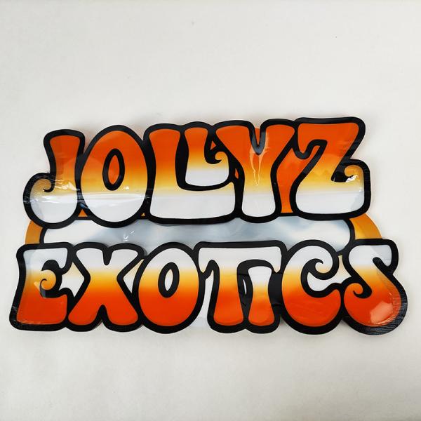 Quality Child Resistant Zipper Die Cut Mylar Bags For THC Gummies Packaging for sale