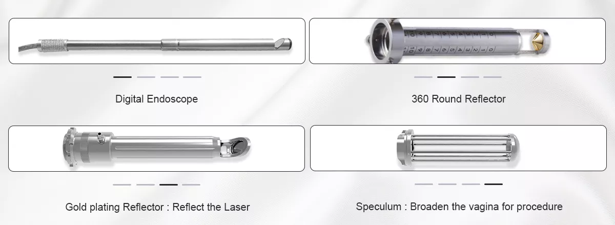 40W RF Metal Tube CO2 Fractional Laser Fractional CO2 Laser Machine For Scars Skin Resurfacing Vaginal Tightening
