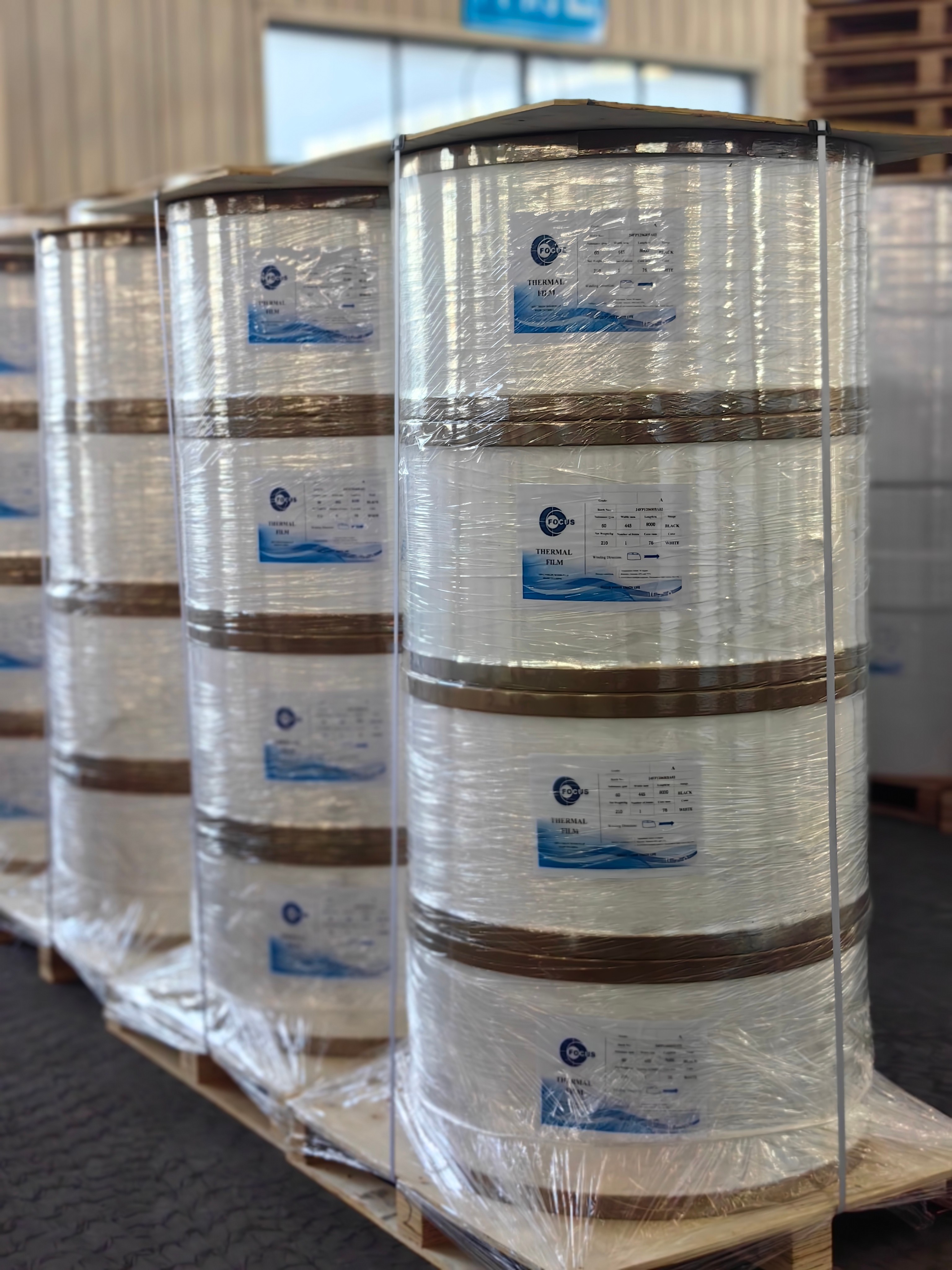 Eco-Conscious Thermal Print Media: Recyclable Ultrasound Paper Film in 75um & 95um - Premium Choice for Packaging Labels & Bulk Thermal Film Rolls