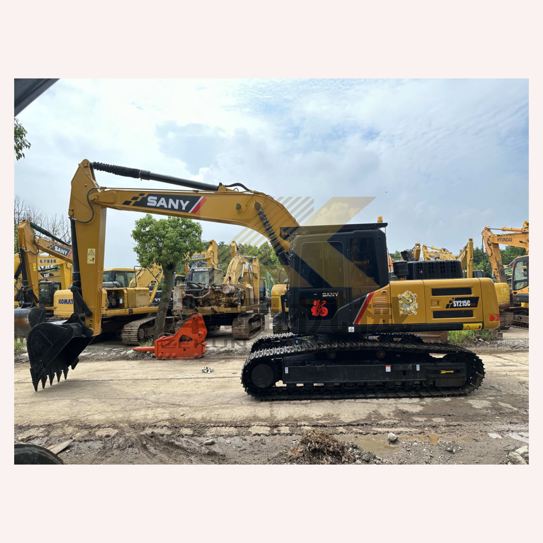 2023 Sany SY215C Pro Crawler Excavator 21 Tons Heavy Excavator with Other Hydraulic Pump