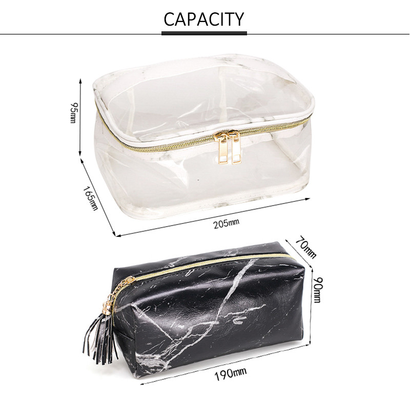 Large Transparent Beauty Travel Portable Toiletry Wash Bag