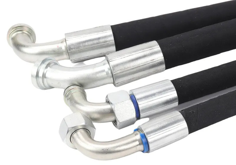 Suction Hydraulic Oil Hose Customized With Synthetic Rubber Material