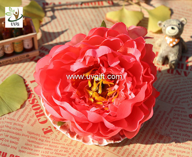 UVG cheap faux floral arrangements exotic silk penoy artificial wedding flowers for indian wedding decorations FPN117