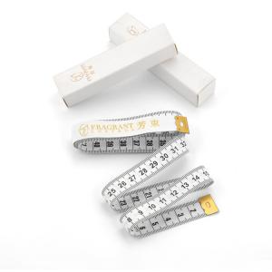 China PVC White Metric Measurement Tape , Flexible Tape Measure For Body 152cm Size on sale
