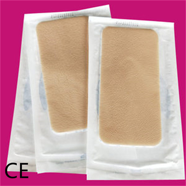 Latex Free Breathable White Foam Wound Treatment with Absorbency and Adhesive Properties