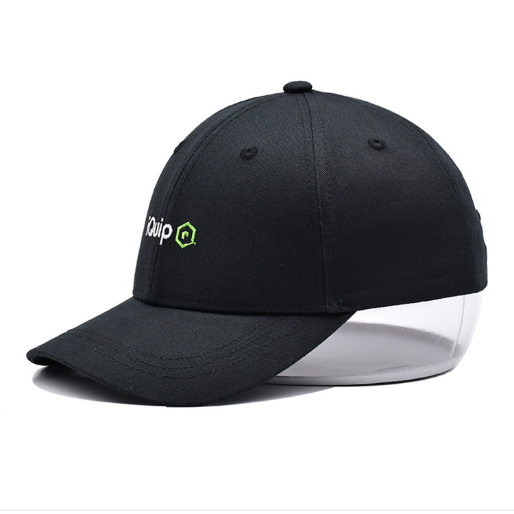 Oem 5 Panel Curved Brim Cotton Baseball Cap Mid Profile Sports Gorras 3d Puff Embroidery Logo