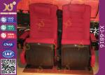 PP Outer Back Fabric Cushion Folding Theater Seats For Library / Museum Hall