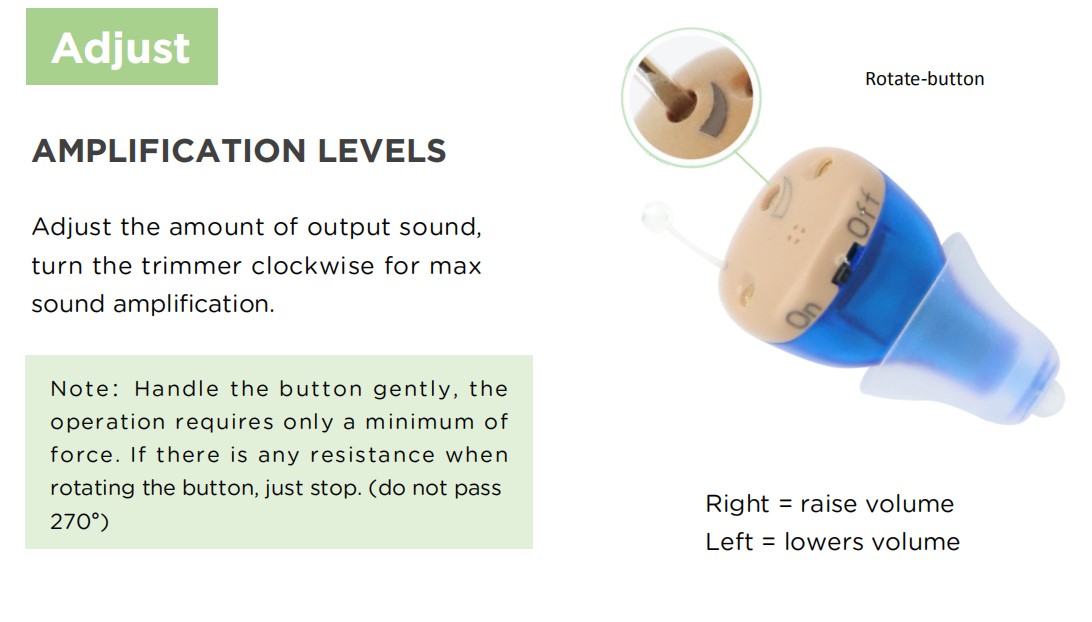 ITE CIC In The Ear Bluetooth Hearing Aids Assistance For The Elderly Red