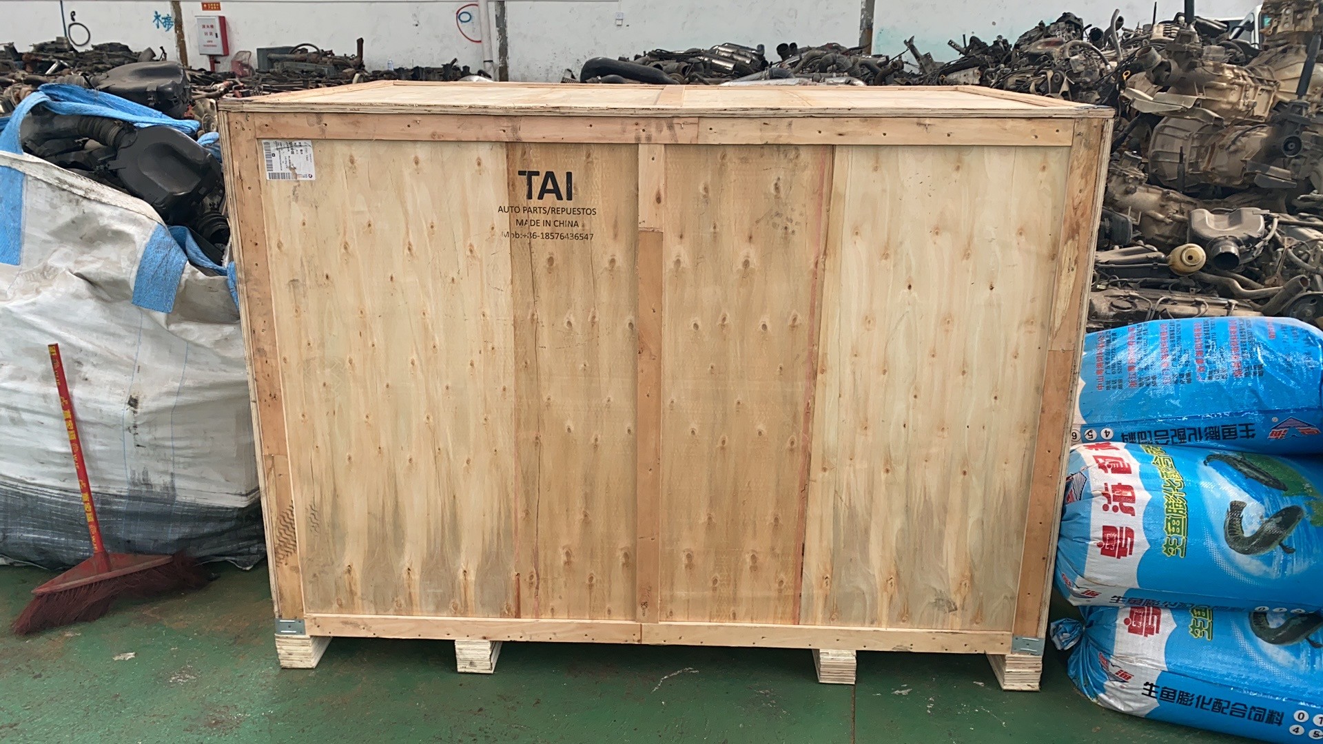 Automotive Diesel Engine Used Complete 6HL1T Engine With Gearbox For Isuzu Forward