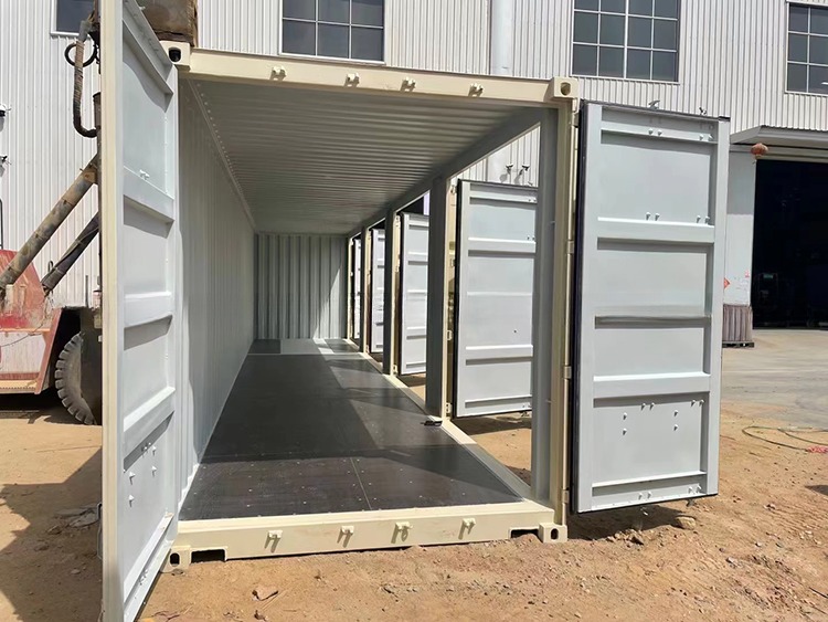67.7cbm Capacity 40ft High Cube Open Side Shipping Container with 4 Side Doors 12192 x 2438 x 2896 mm External Dimensions