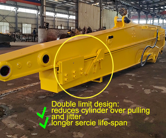 Telescopic Boom Wheel Excavator With Better Welding Performance