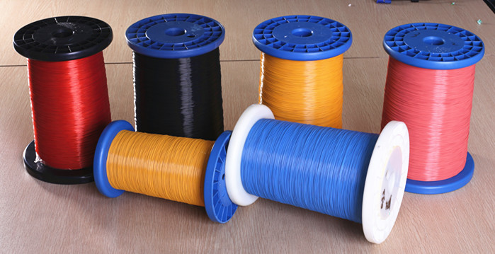 AWG 18 - 32 130℃ Class B Triple Insulated Wire Enameled Copper Wire Solderable For Transformers
