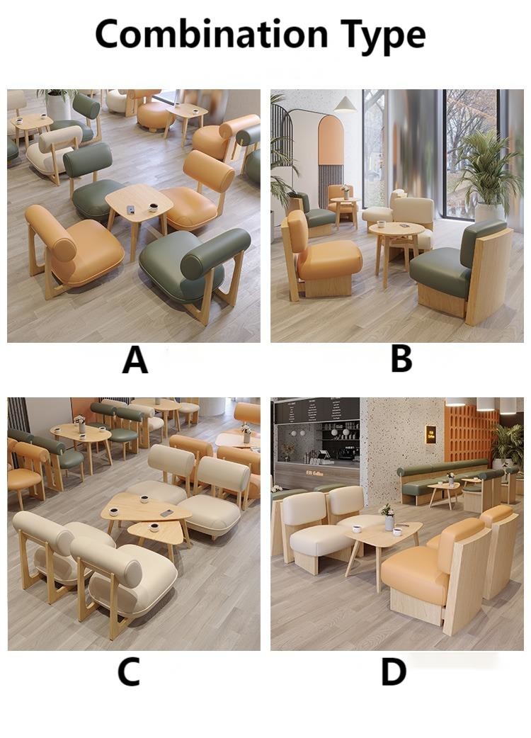 Negotiation Sofas Chairs Coffee Table Set For Hotel Catering Club Bar