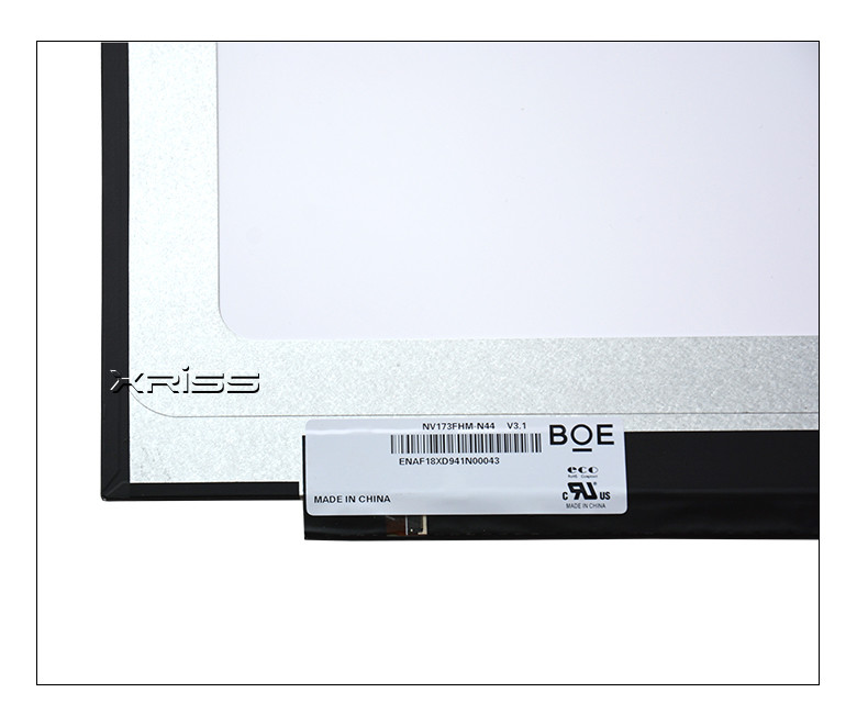 144Hz Laptop LCD Screen Display Matrix 17.3 Slim 40pin FHD IPS 72% NTSC NV173FHM-N44 V3.1