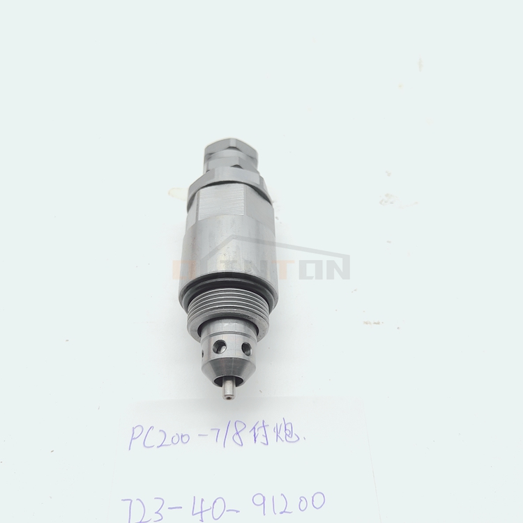 723-40-91200 Excavator Hydraulic Pump Parts Relief Valve For PC200-8 PC200-7
