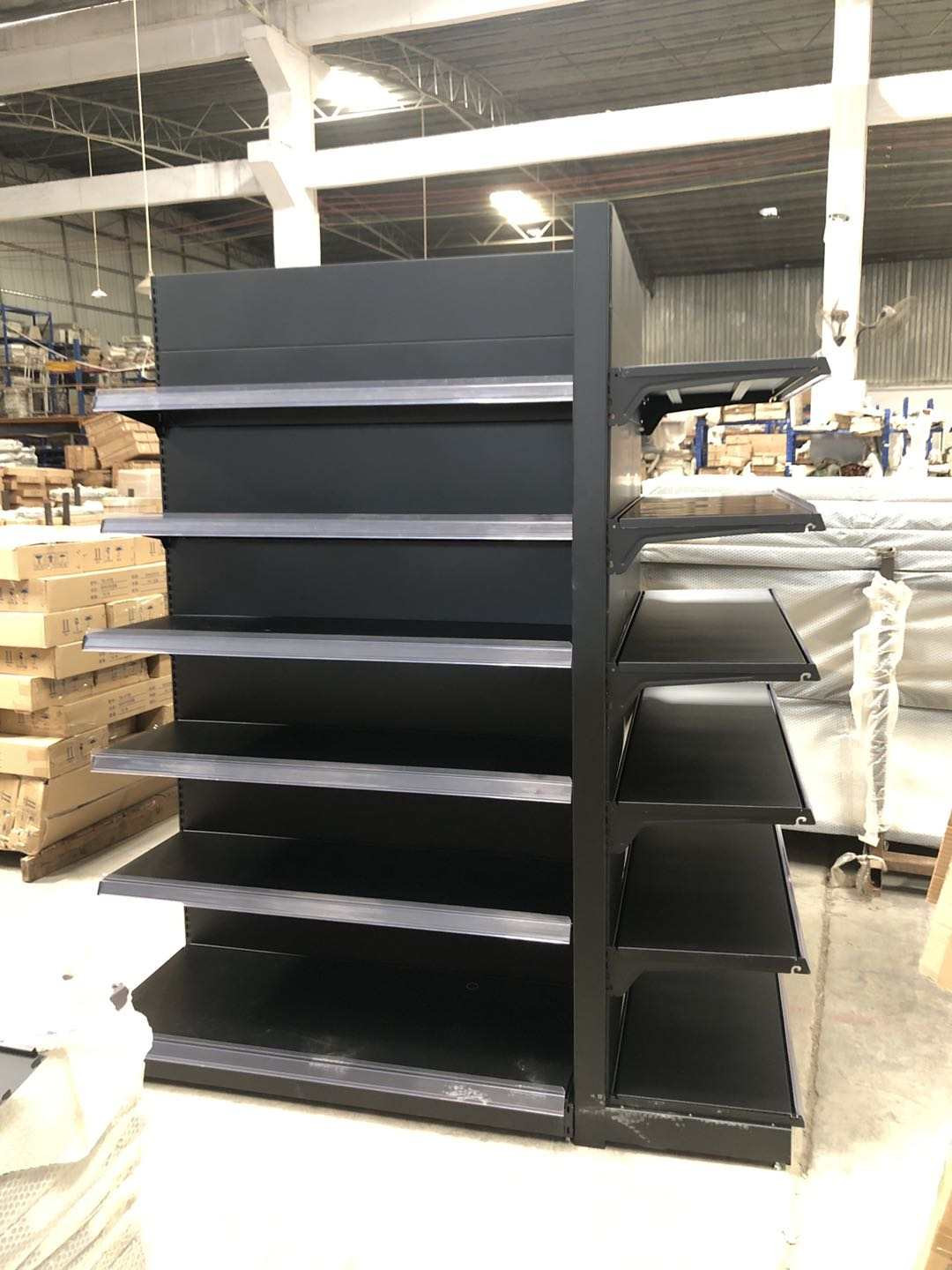 Grocery Supermarket Storage Racks Multi Layers Gondola 80-120kg Weight capacity