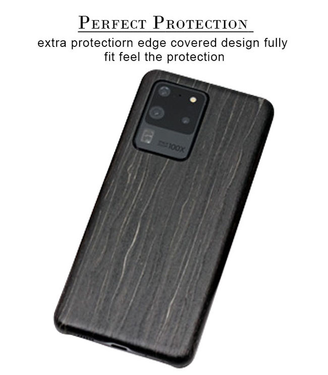 Laser Engraved Wooden Phone Case For Samsung S20 Ultra