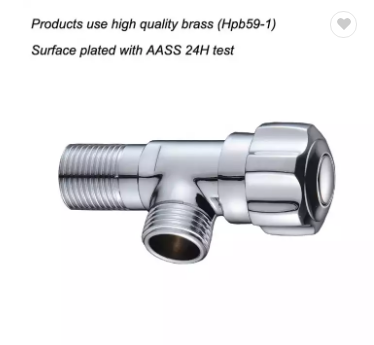 ODM OEM Brass 1/2 Angle Valves For Toilet Kitchen Water Tap Faucet Polished
