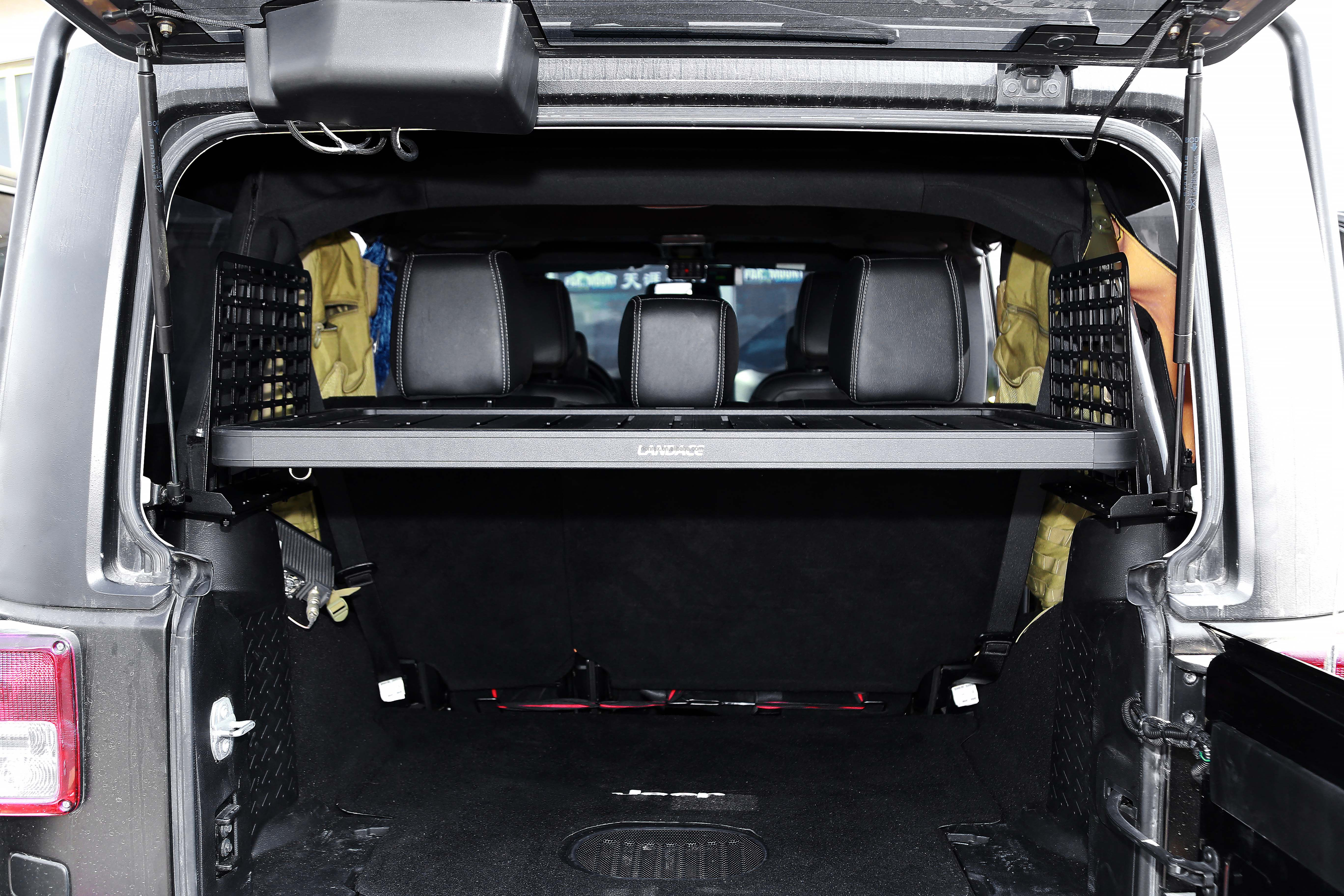 Aluminium Alloy and Carbon Steel Cargo Storage Cover for Jeep Wrangler JK Accessories