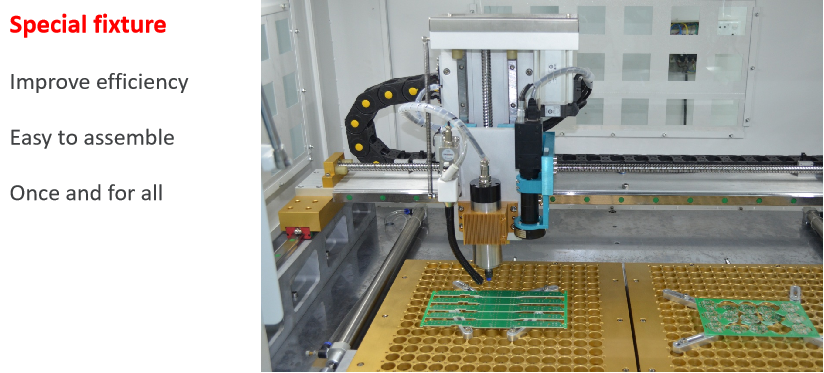 Safe Digital PCB Cutting Machine 60000rpm Spindle Speed For SMT Production Line
