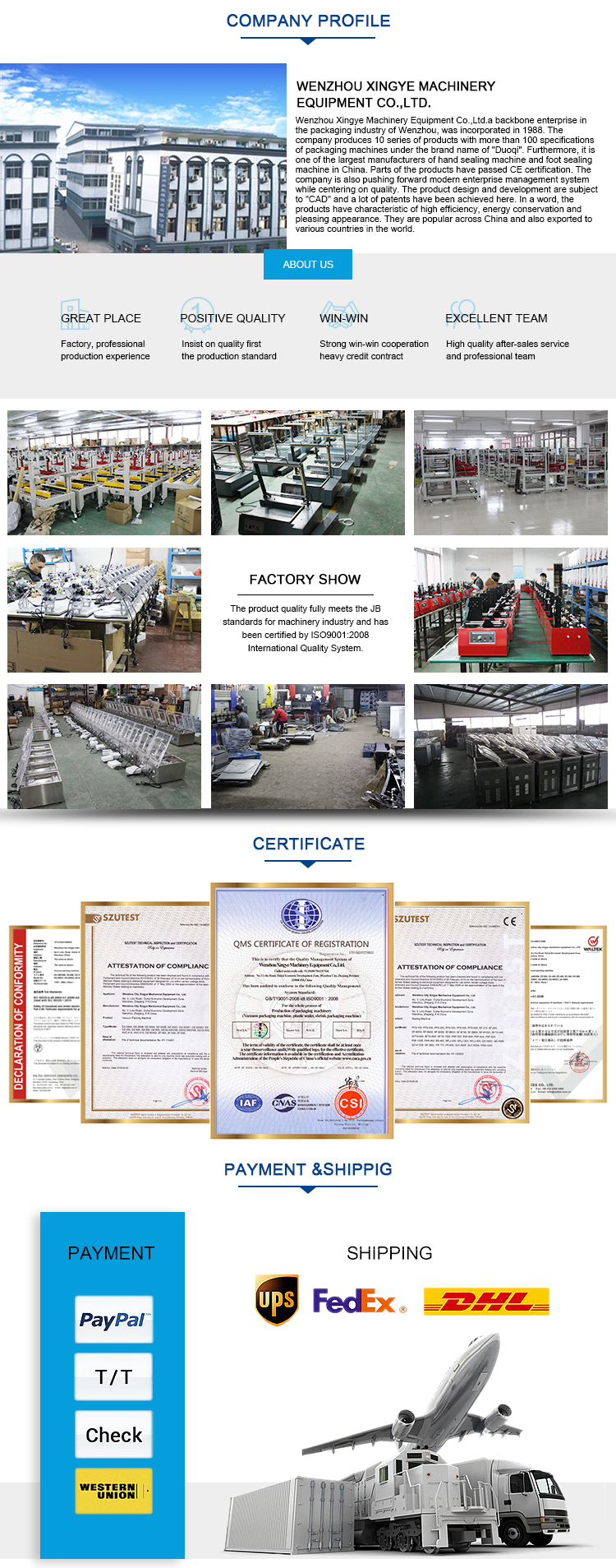 Design Vacuum Chamber Nitrogen Gas Flushing Food Vegetable Meat Pouch Sealing Machine