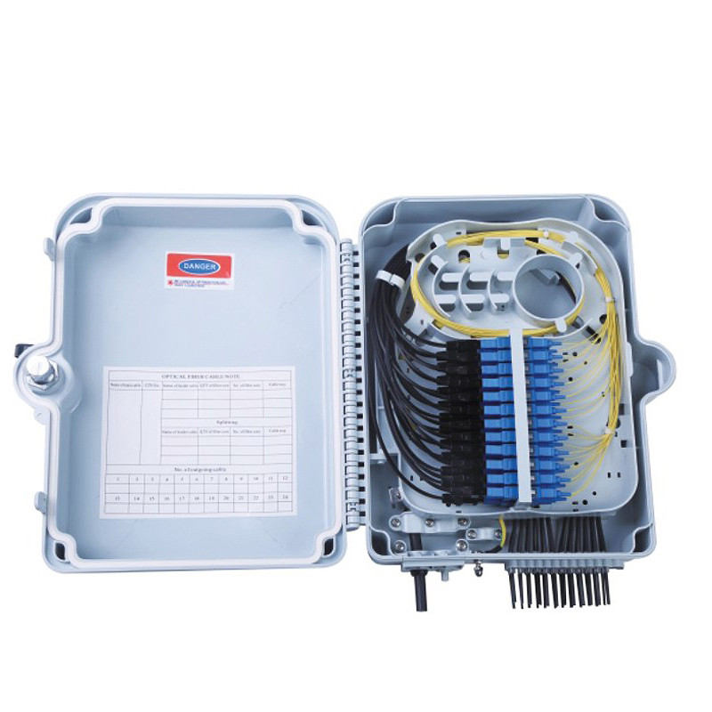 IP65 PC ABS 24cores ODF FTTH Network Termination Box