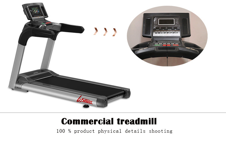 Professional Commercial Treadmill For Gym / Motorized Treadmill Fitness Equipment