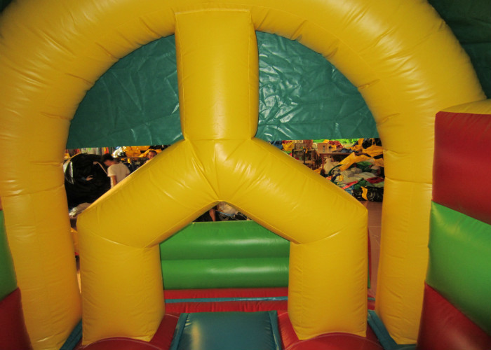 Detachable roof material inflatable bounce house inflatable clown bounce house for children