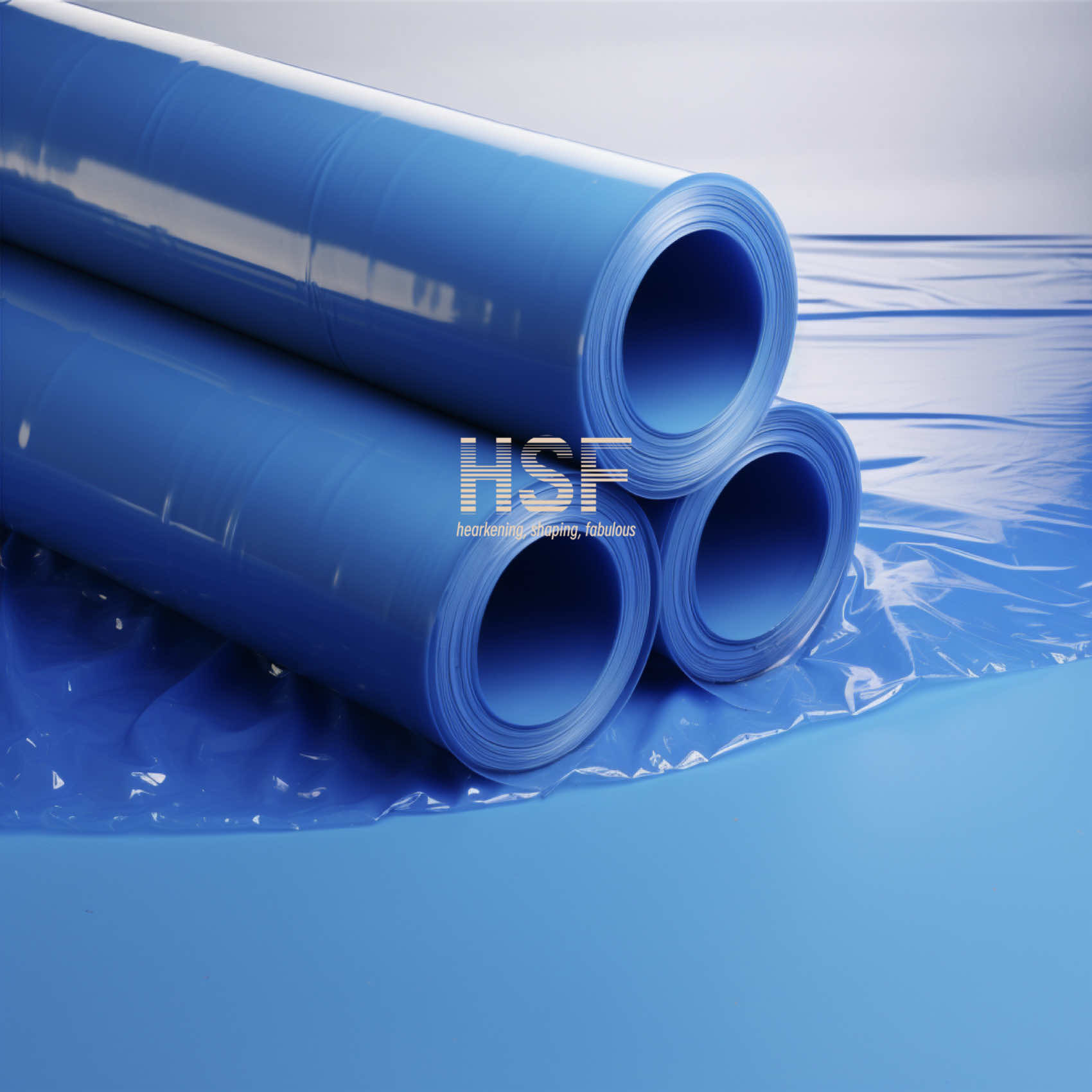150 Micron Volatile Corrosion Inhibitor Film Translucent Blue VCI Stretch Film