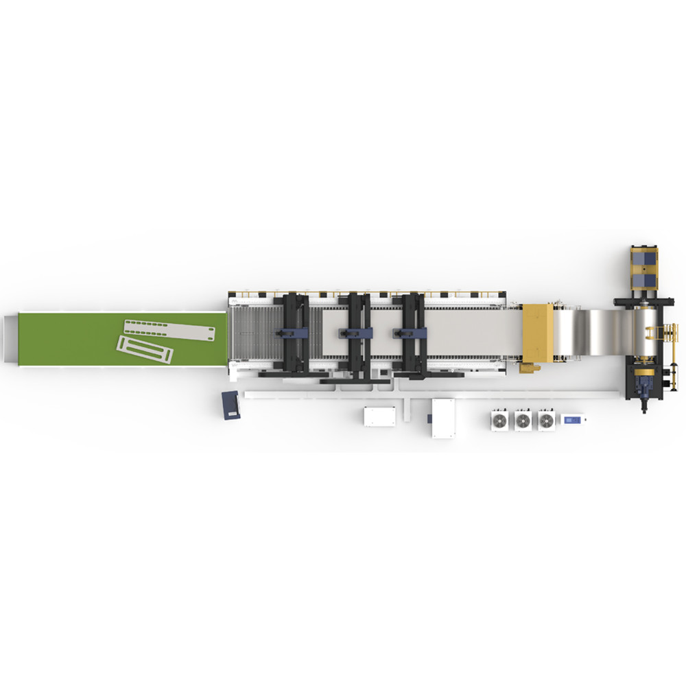 Raytools Laser Head Multi Beam Winding Laser Machine For 380V/50HZ Power Specifications And 7500mm*1700mm Processing Width