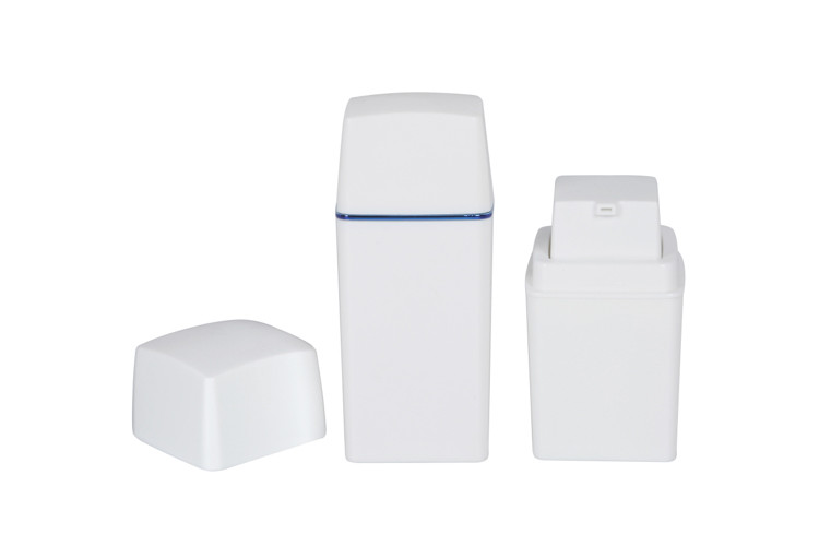 15ml 30ml 50ml Square Airless Pump Bottles For Cosmetics