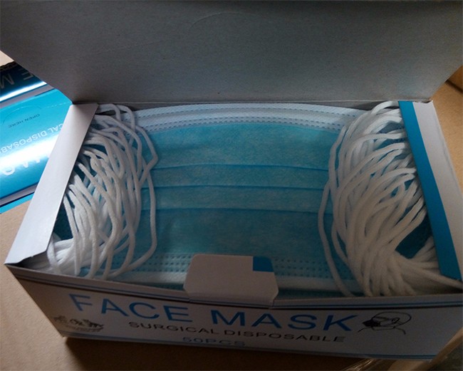 Green Polypropylene Mouth Protection Mask ASTM D3776/ASTM D 5035 Standard