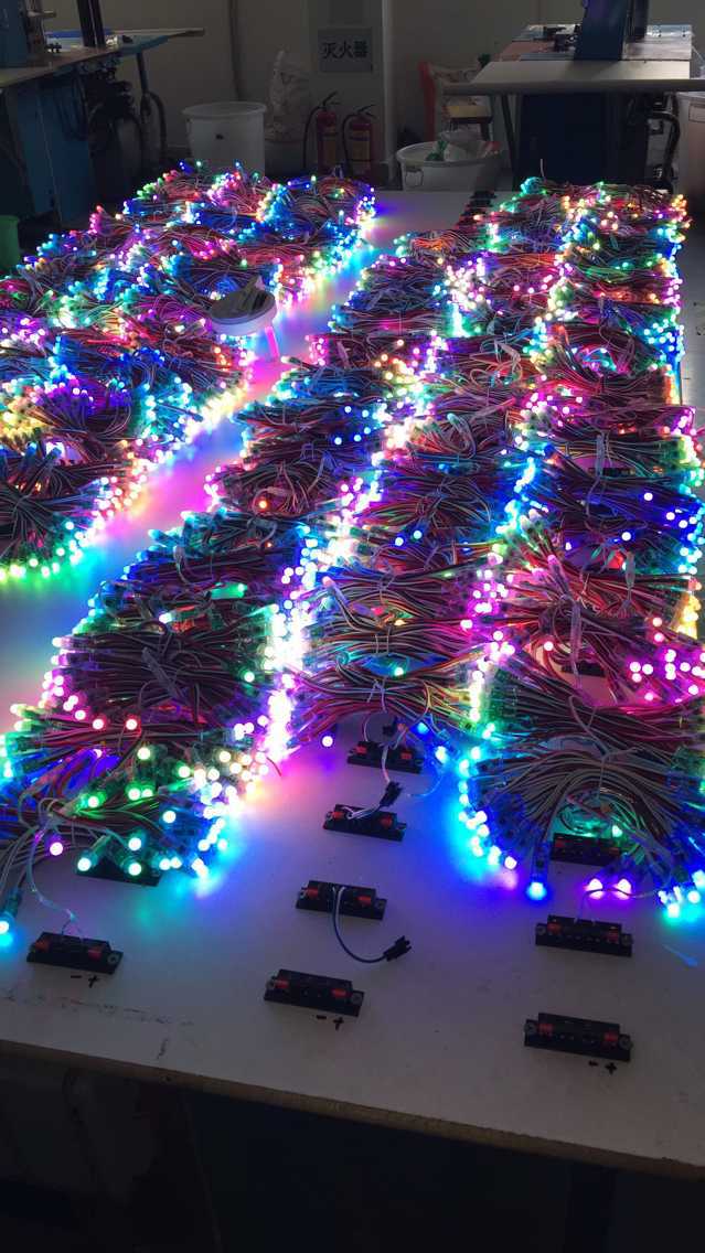 LED point light outdoor RGB amusement park building street square lighting