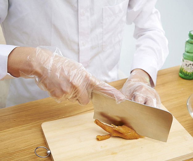 Non Sterile Polyethylene Disposable Gloves Disposable PE Gloves For Food