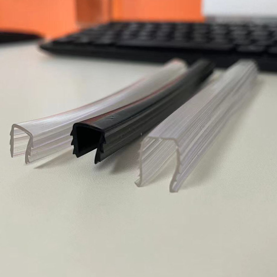 Plastic Modling Type Extruding Shower Door Strip Seals Bathroom Screen PVC Seal Strip