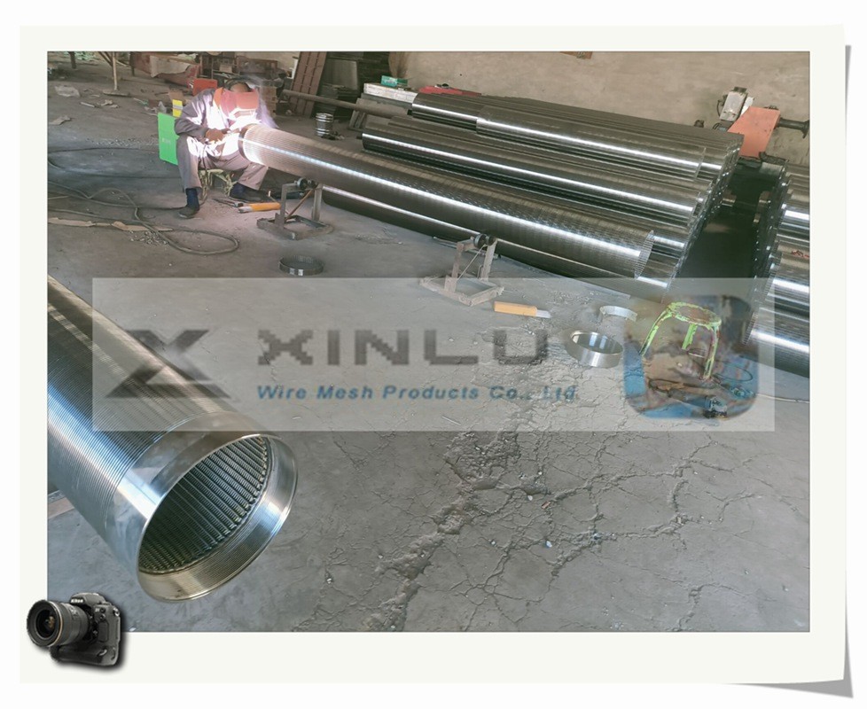 8 Inch 219mm Stainless Steel Well Screen 5.8m Length Water Filter Thread Joint Pipe